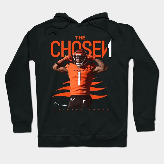 Ja'marr Chase The Chosen 1 Hoodie by Juantamad